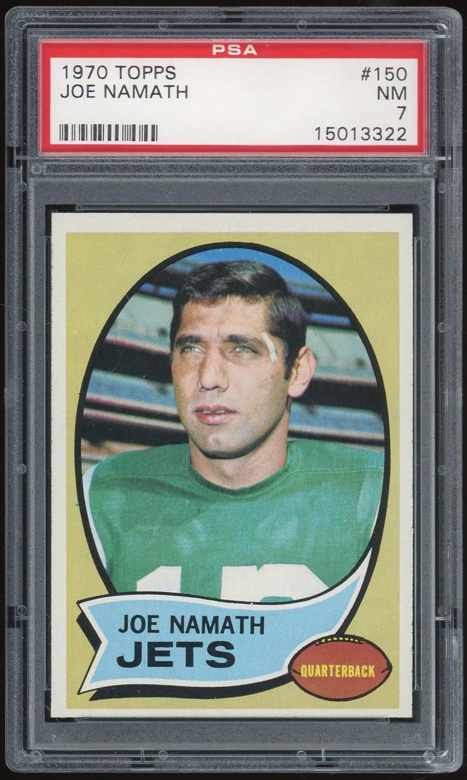 1970 Topps #150 Joe Namath PSA 7 *3322