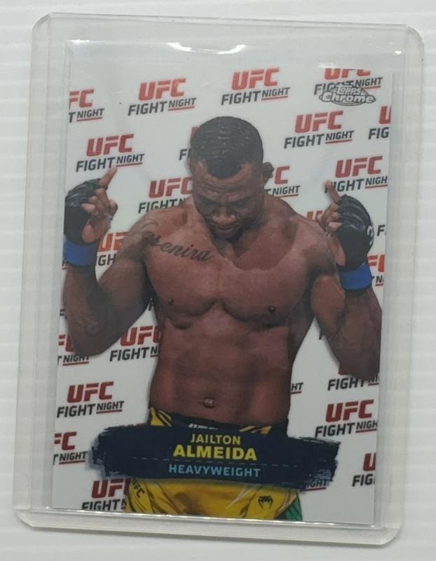 2024 Topps Chrome UFC Jailton Almeida UFC Fight Night SP #UFN-5 (a)