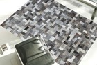Cowhide Multi Gray Patchwork Carpet Area Rug Leather hair Without Tariff & duty