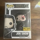 Funko Pop! Game of Thrones Jon Snow #07 Vinyl Figure Hot Topic Exclusive Vaulted