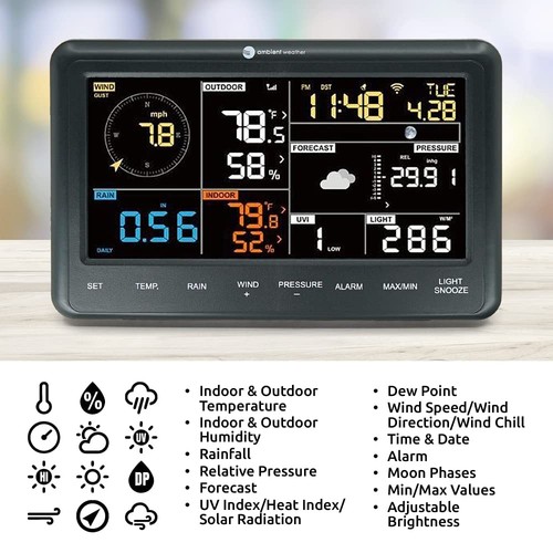 Versatile WS-2902 Weather Station - Monitor Wind, Rain, UV & More Remotely - Picture 6 of 14