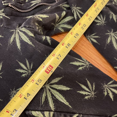 Vintage Tripp NYC Men’s Marijuana Pot Leaf Jacket Sz XS Rare Rave Y2K Jnco - Picture 5 of 6
