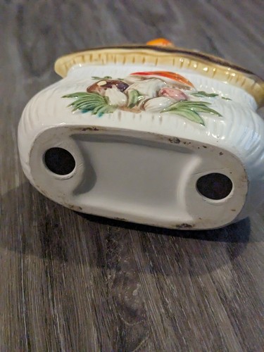 Vintage 1970's Merry Mushroom Napkin Holder Sears Roebuck Japan Home Table Decor - Picture 15 of 17