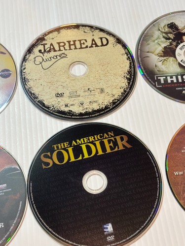 DVD Disc Only Lot Bundle 10-Piece History Movies Films War Military Combat Army - Picture 4 of 6