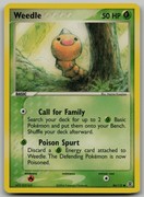 Pocket Scout - Weedle Common FireRed & LeafGreen 86/112 NM