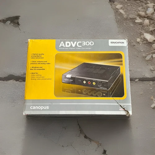 Canopus ADVC-300 VHS- DVD,AVI,MPEG,MP4 Digital Video Converter. Offene Box!