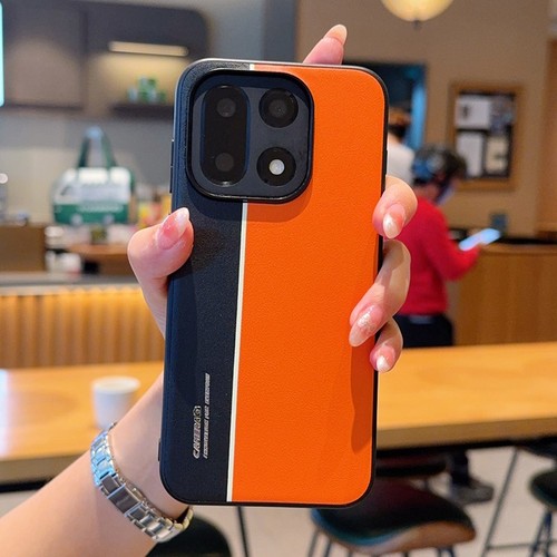 Luxury Matte Leather Luminuous Line Protection Back Case For OnePlus 15 5G - Picture 9 of 56