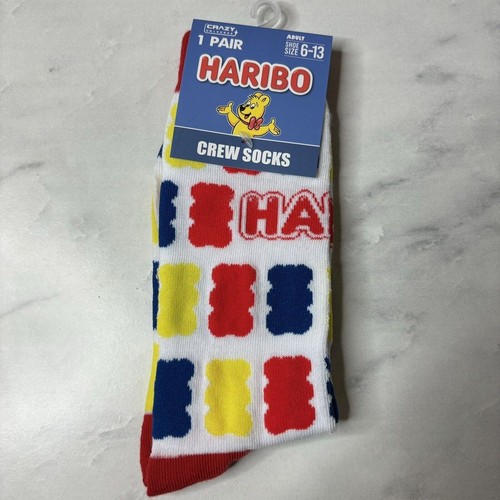 New Haribo Gummy Bears Socks Long 6-13 adult