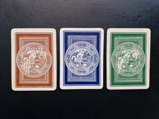 SET OF 3 VINTAGE GOODALL WIDE PLAYING CARDS