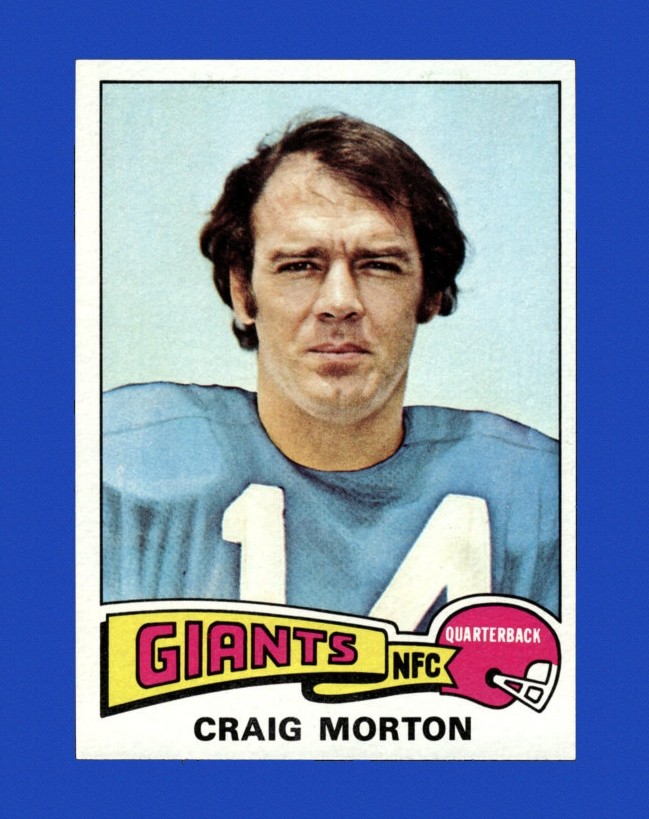 1975 Topps Set-Break # 55 Craig Morton NR-MINT *GMCARDS*