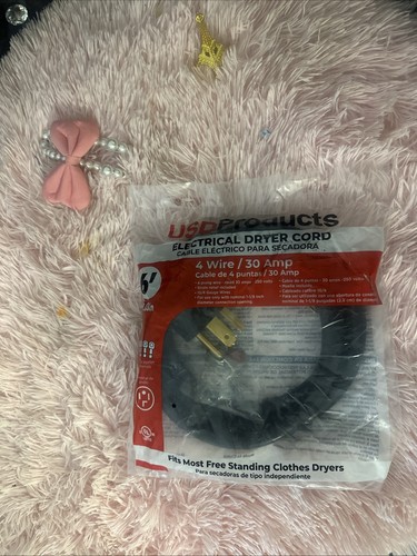 Electrical Dryer Cord 4wire /30amp 6ft - Picture 2 of 5