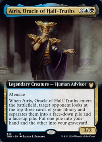 ~ Atris, Oracle of Half-Truths (Extended Art) ~ NM ~ Theros Beyond Death ~ MTG ~ - Picture 1 of 1