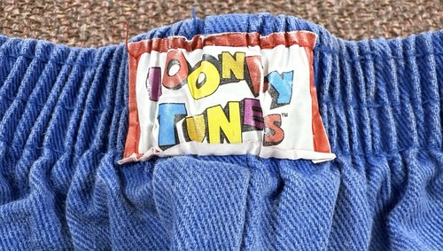 Vintage 90’s Looney Tunes Blue Jeans Bugs Bunny Taz Daffy Pants Kids Size 4 USA - Bild 5 von 17