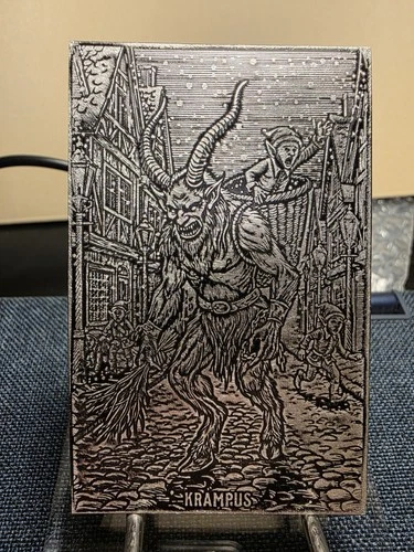 Black Hand Bullion .5oz  .999 Only 600 In The World. Nocturnal NOEL: KRAMPUS