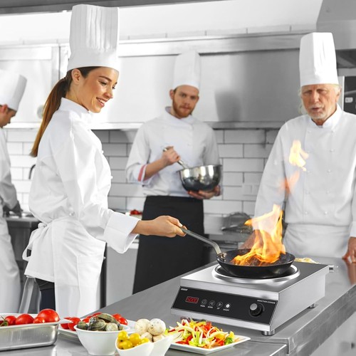 5000W Commercial Induction Cooktop 220V, LCD Touch, 16 Power Levels, 4H Timer ๐ฅ - Picture 8 of 9