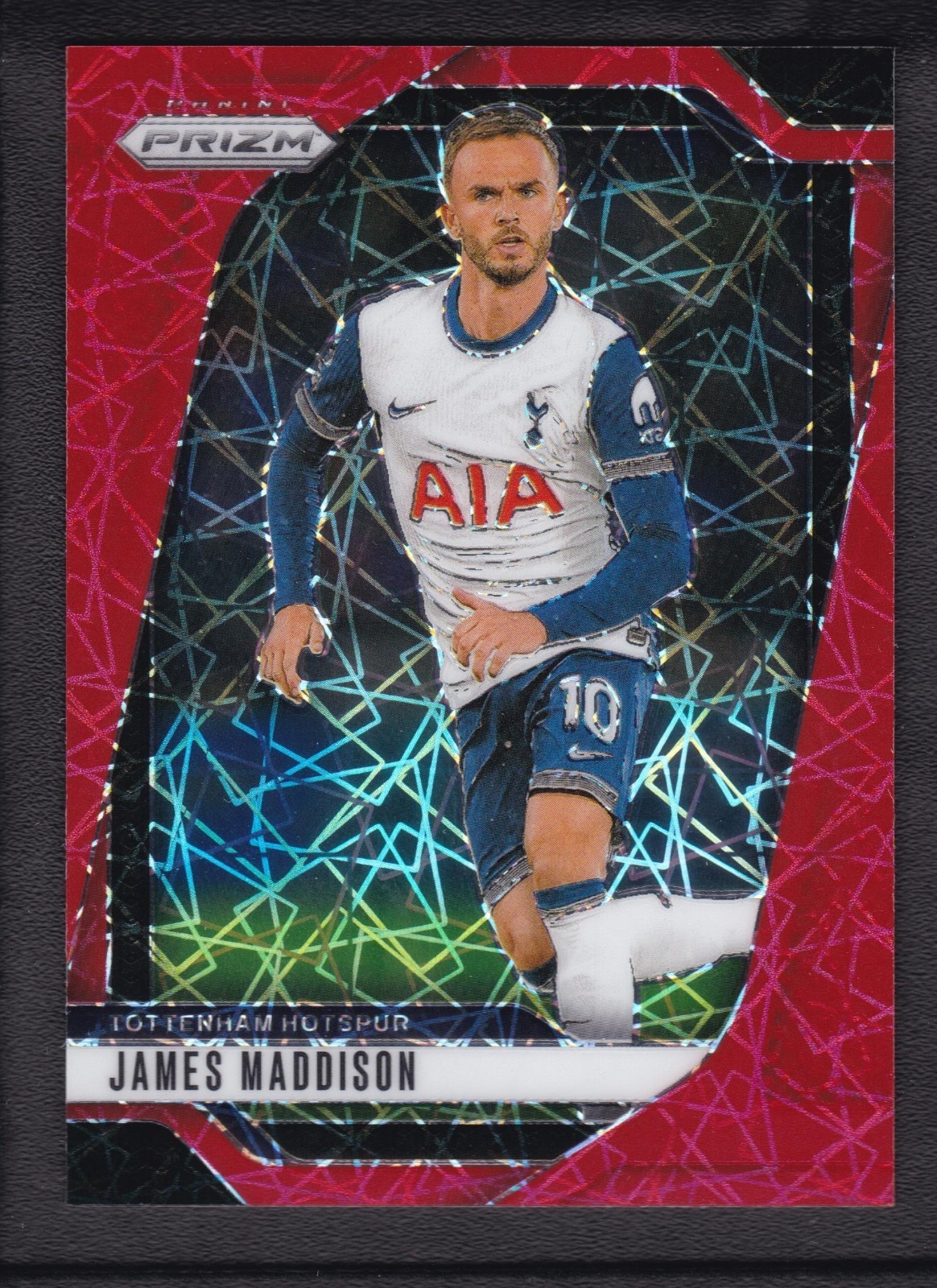 2024-25 JAMES MADDISON 15/49 PANINI PRIZM PREMIER LEAGUE VELOCITY RED