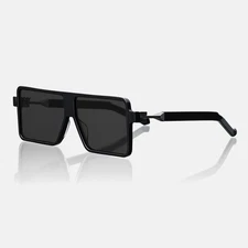 NEW Vava BL0000-BLK BLK SIL Sunglasses 59mm 100% Authentic