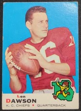 LEN DAWSON 1969 TOPPS #20 KANSAS CITY CHIEFS NFL HOF
