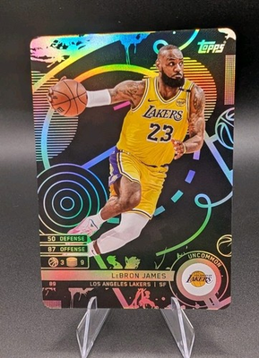 #ad 2025 Topps Match Attax LeBron James BLACK Uncommon #89 Lakers $10.99