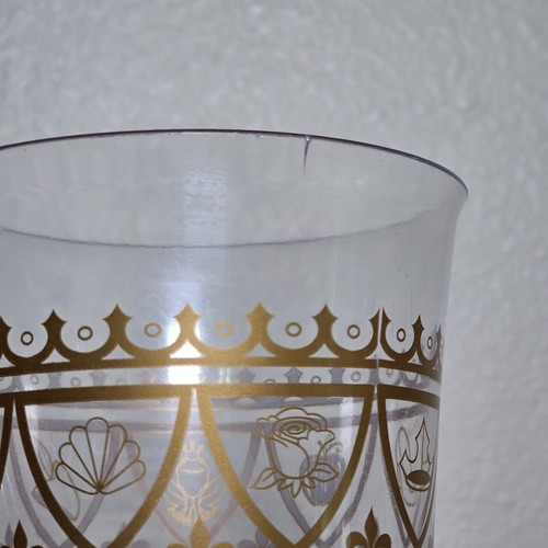 Disney World Parks Tazza Illuminata La Bella e la Bestia Castello Oro Souvenir - Foto 6 di 6