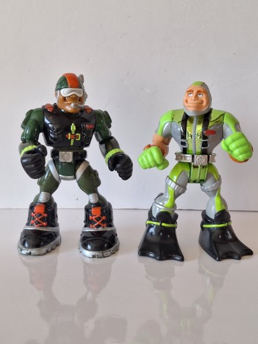 2001 Mattel Fisher Price Rescue Heroes action figures Lot of 2 - Bild 1 von 11