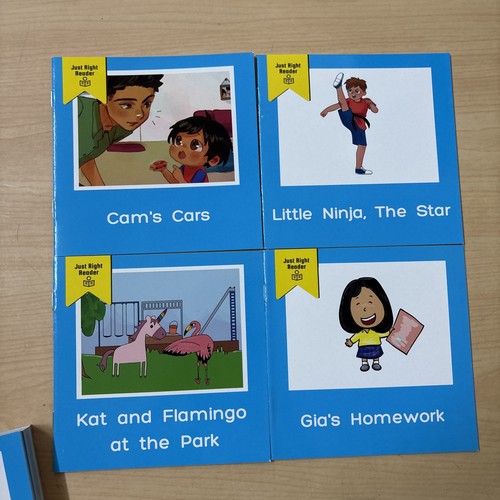 Lot 55 Just Right Readers Phonics Decodable All Different Titles Blue Green Teal - Picture 11 of 19