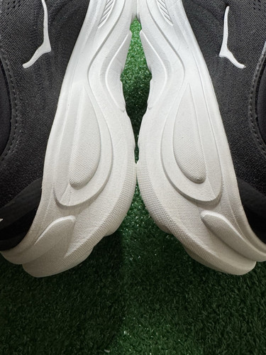 Hoka One Bondi 9 Men’s Size 9 2E Wide ‘Black/White’ Running Shoes 1162011 Bwht - Picture 4 of 18
