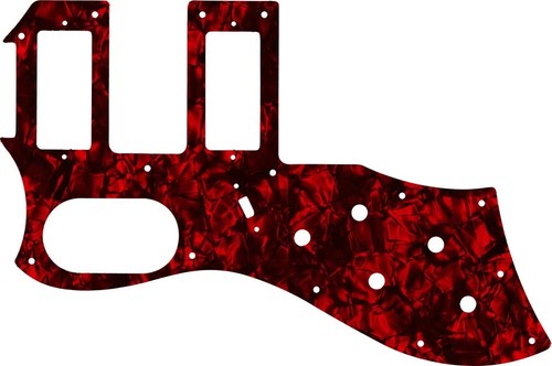 WD Custom Pickguard For Left Hand Guild 2016 S-200 T-Bird Reissue #28DRP Dark...