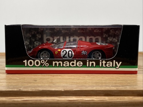1/43 Brumm F1 1967 Ferrari 330P4 Spyder Amon Vaccarella LeMans R160 !