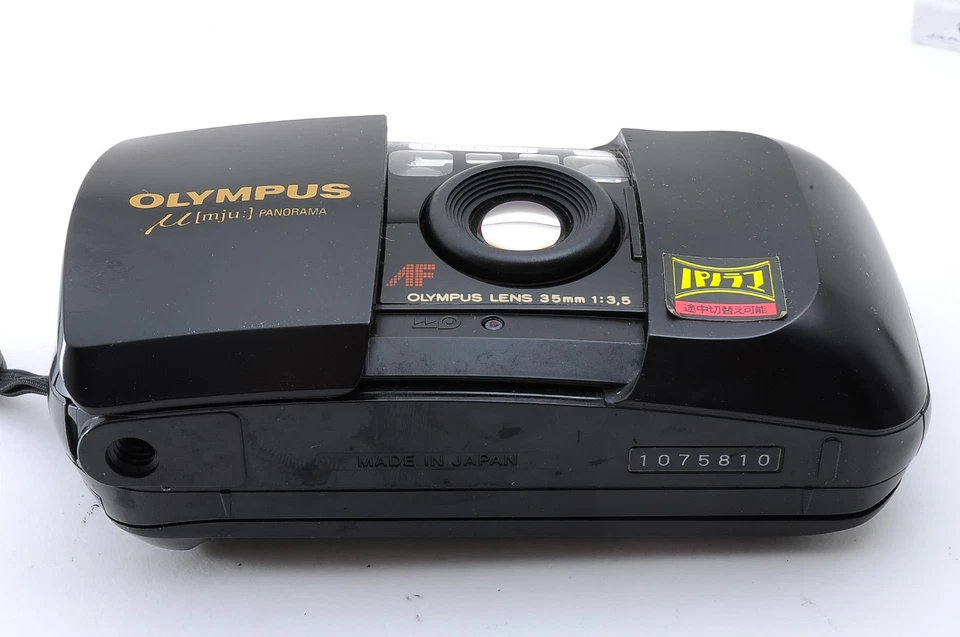 [Near MINT] Olympus μ mju Black AF 35mm Point & Shoot FilmCamera From JAPAN#5810 - Image 4 of 4