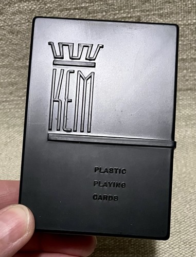 KEM Plastik Spielkarten JADE im Halter EIN Deck Mosaik-wie japanischer Stil USA - Bild 10 von 17