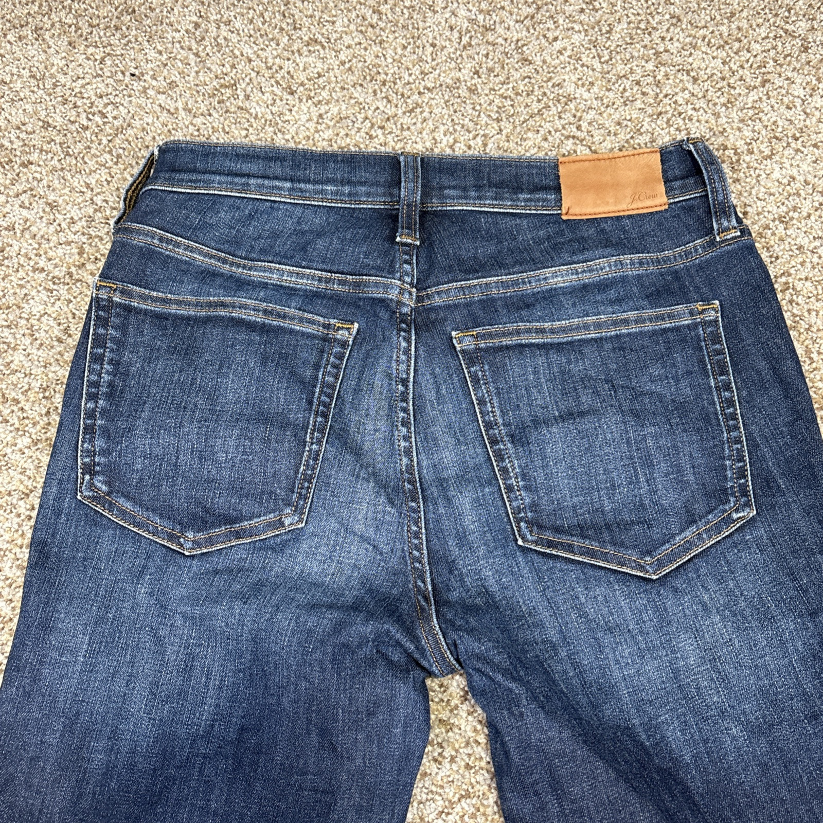J Crew Jeans Womens 27 (29x26)  Button Fly 9" Billie Demi Boot Crop - View 17