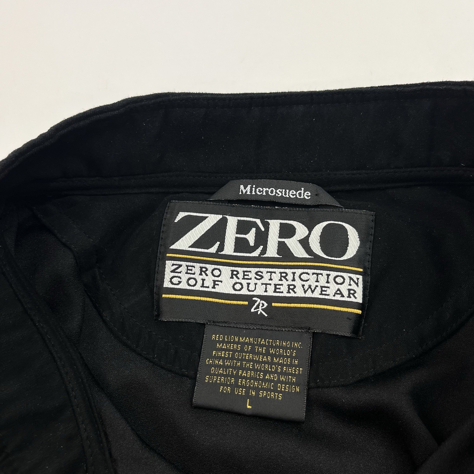 Zero Restriction Microsuede Black Pullover Golf W… - image 4