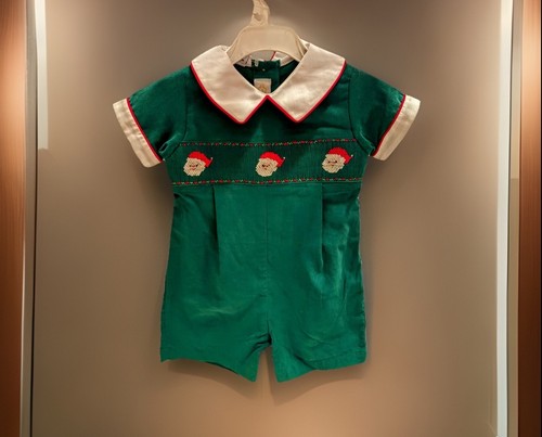 Niños Nuevo Con Etiquetas Anavini Mameluco Calado Navidad Papá Noel Pana 9 Meses  - Imagen 6 de 9