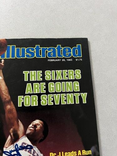 Julius Erving signed autographed Sports Illustrated Magazine 1983 PSA/DNA COA - Picture 6 of 6