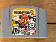 Mario Party 3 - Nintendo 64 (N64) OEM Authentic; Tested and Works Great!