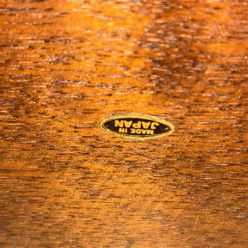 Cofre de madera vintage para joyero hecho en Japón LEER aproximadamente 9”X8”X5” sin funcionar - Imagen 19 de 24