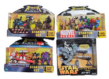 2005 Star Wars Attacktix Exclusive Random Lot of 4 Transormers Marvel  