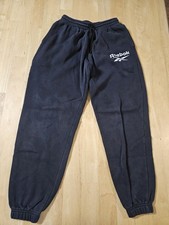 Reebok Black Jogger Classic Signature Boys Size XS 4-6 Casual Athletic E1