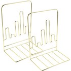  2 Pcs Bücherhalter Für Regal Bücherstützen Metal Bookend Schreibtischbuchhalter