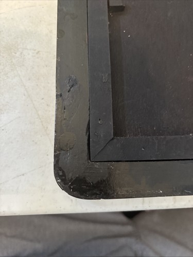 Antigua pintura china de vidrio reverso sobre marco de madera de vidrio dama y pájaro - Imagen 17 de 24