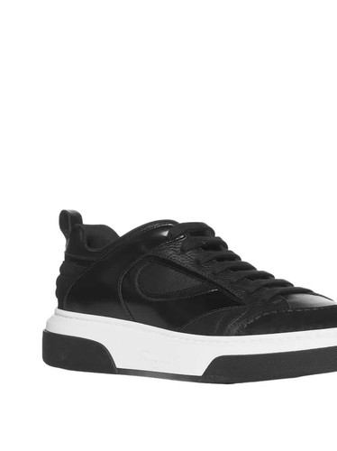 Ferragamo Cassina Leather Low-Top Sneakers, Size 6 - Picture 3 of 3