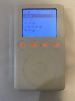 H*社様 iPod Apple iPod classic 3rd Generation White (40 GB) Works Great