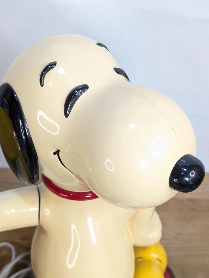 Vintage 1976 SNOOPY & WOODSTOCK Retro Peanuts Rotary Landline Phone - Excellent  - Image 4 of 4