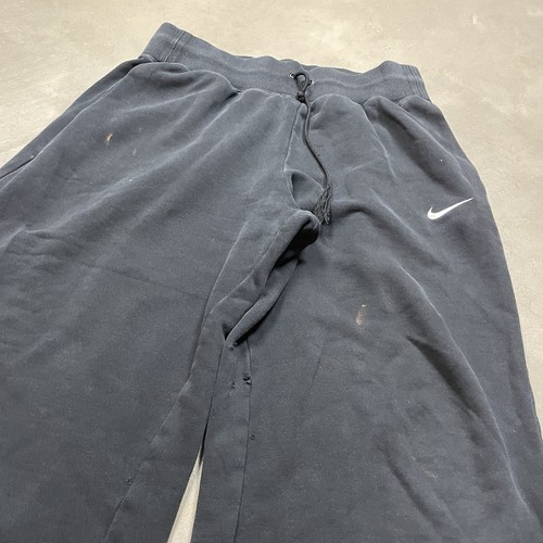 Nike Wide Leg Baggy Sweatpants Flare Leg M Women’s Vintage Y2K Distressed - Picture 7 of 13