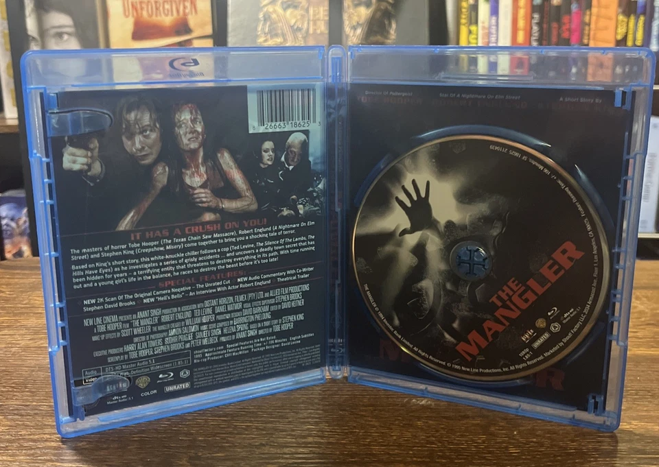 The Mangler (Blu-ray, 1995) Shout Factory PREOWNED - Image 3 of 3