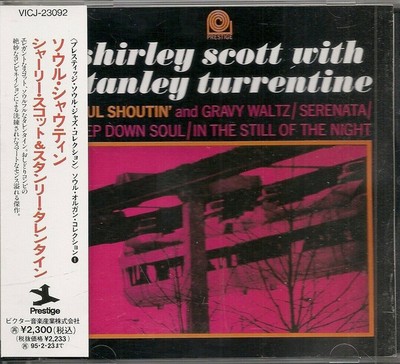 ジャズ CD Shirley Scott, Stanley Turrent Soul Shoutin VICJ23092 Prestige /00110 CD SHIRLEY SCOTT, STANL Soul Shoutin' VICJ23092 Prestige