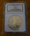 1989 $1 American Silver Eagle NGC MS 69 | Uncirculated UNC BU