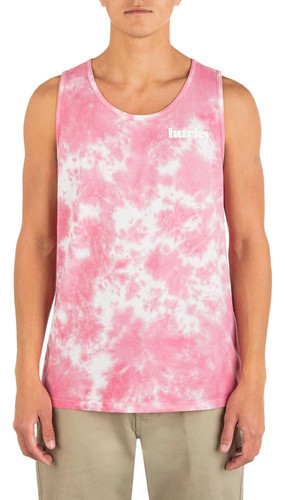 Débardeur homme Hurley Everyday Washed Lowers Tie Dye rose, tailles ; S, M, L - Photo 2/5
