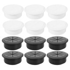  20-teilige Kabeldurchführungen für den Schreibtisch: Flexible, runde